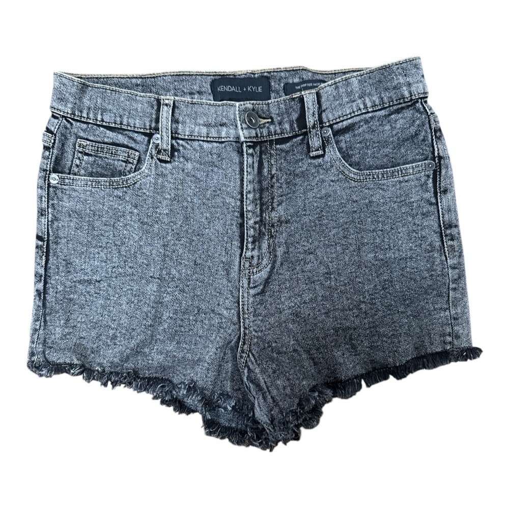 Kendall & Kylie Gray High Waist Shorts
